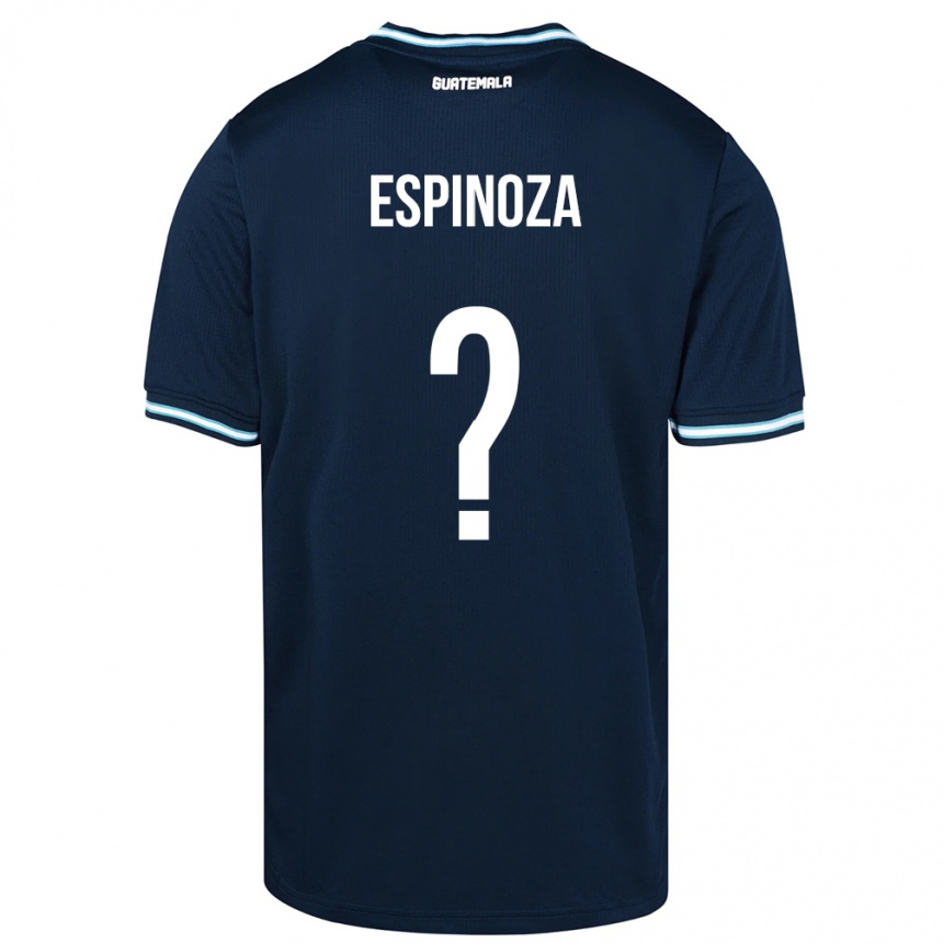 Kids Football Guatemala José Espinoza #0 Blue Away Jersey 24-26 T-Shirt Za