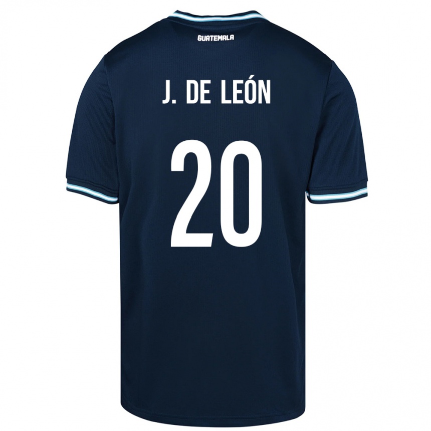 Kids Football Guatemala Jorge De León #20 Blue Away Jersey 24-26 T-Shirt Za