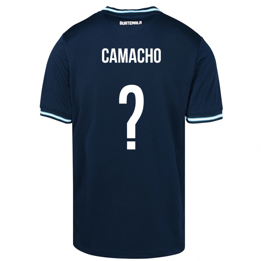 Kids Football Guatemala Samuel Camacho #0 Blue Away Jersey 24-26 T-Shirt Za