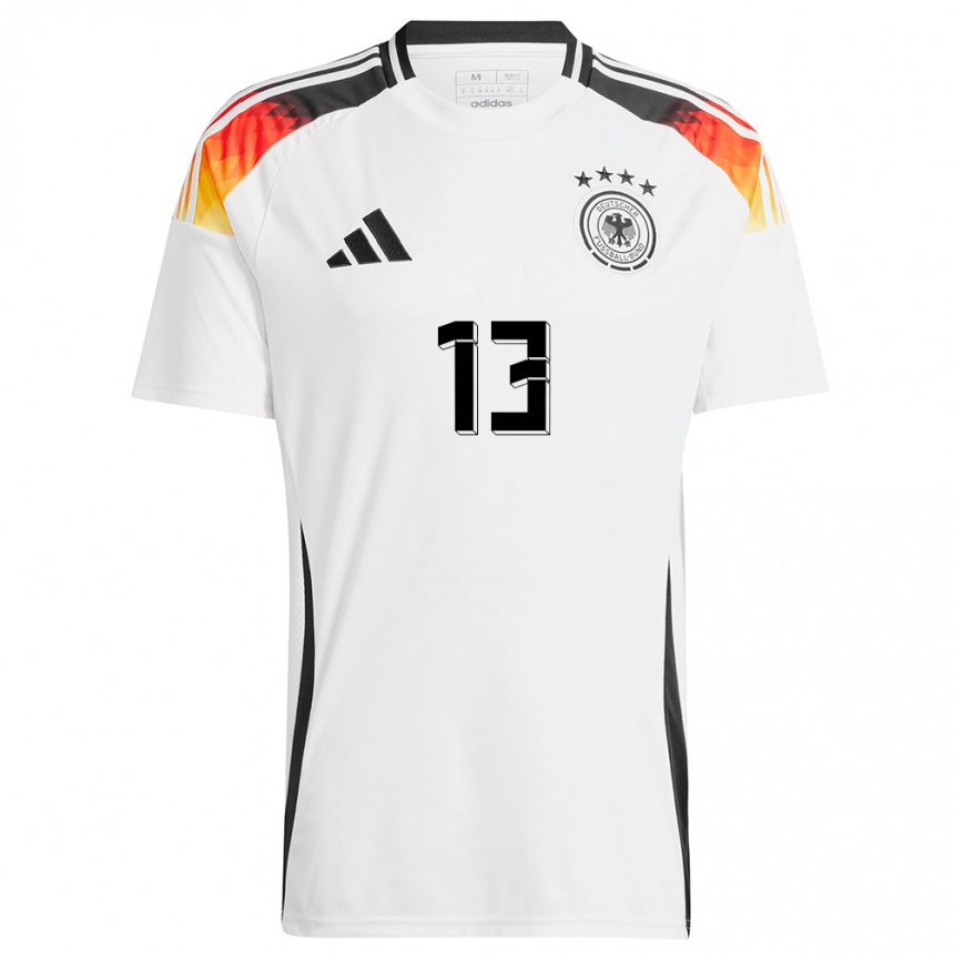 Kids Football Germany Thomas Muller #13 White Home Jersey 24-26 T-Shirt Za