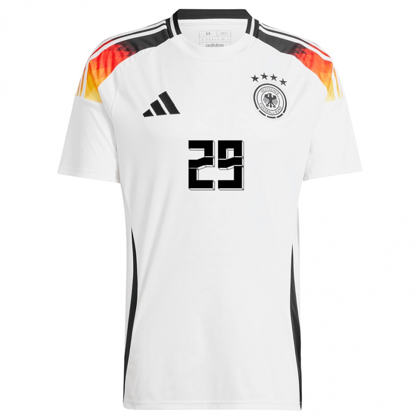 Kids Football Germany Selina Cerci #29 White Home Jersey 24-26 T-Shirt Za