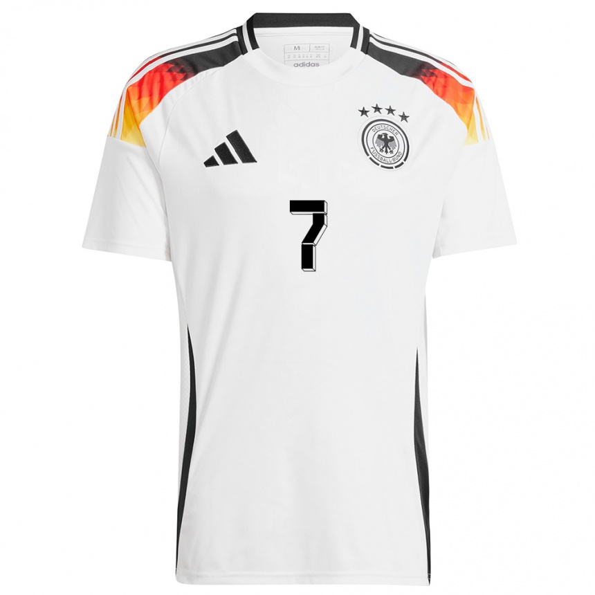 Kids Football Germany Melkamu Frauendorf #7 White Home Jersey 24-26 T-Shirt Za