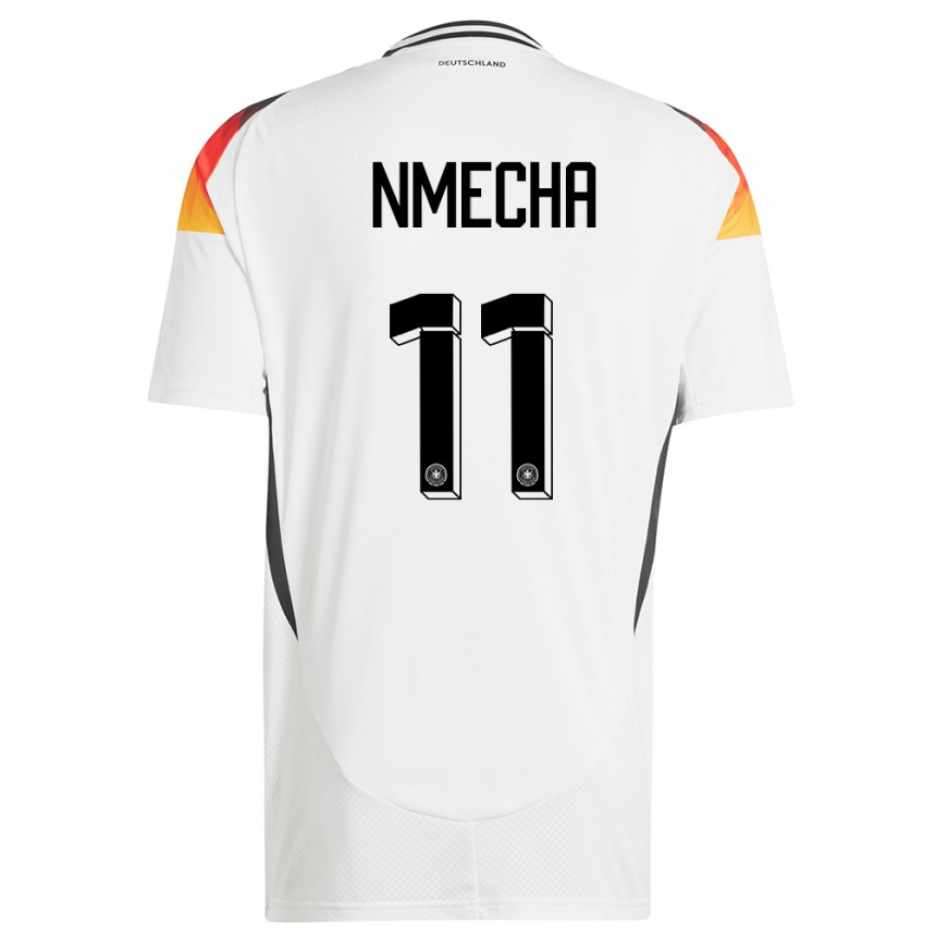 Kids Football Germany Lukas Nmecha #11 White Home Jersey 24-26 T-Shirt Za