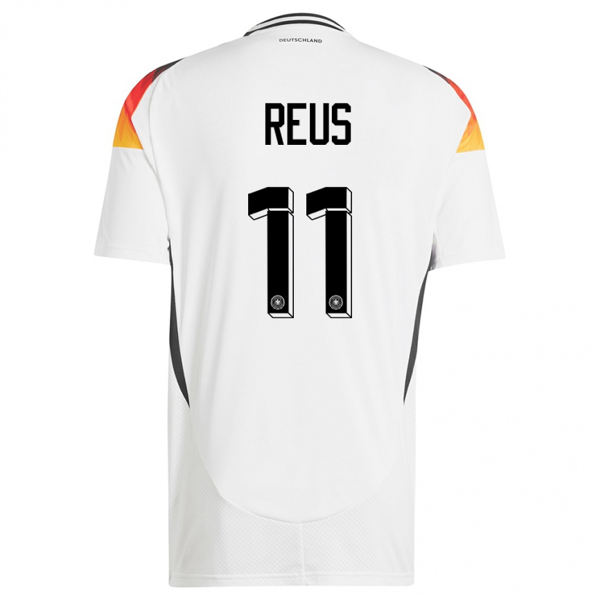 Kids Football Germany Marco Reus #11 White Home Jersey 24-26 T-Shirt Za