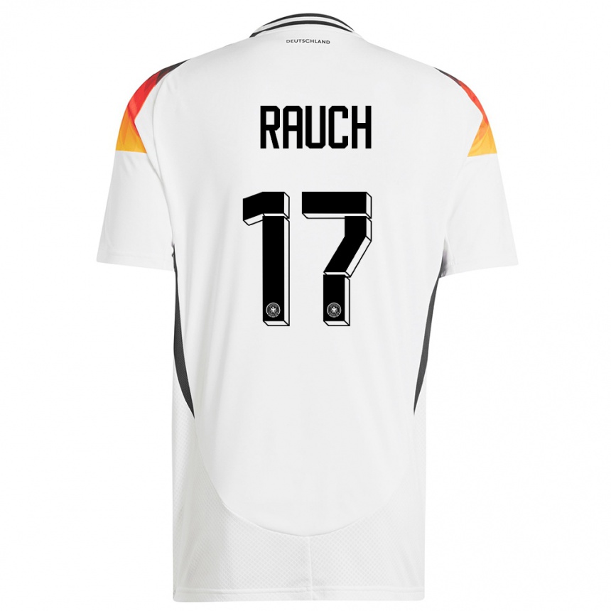 Kids Football Germany Felicitas Rauch #17 White Home Jersey 24-26 T-Shirt Za