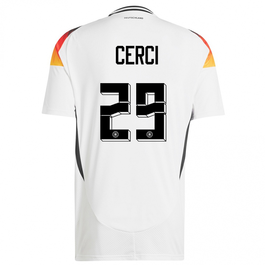 Kids Football Germany Selina Cerci #29 White Home Jersey 24-26 T-Shirt Za