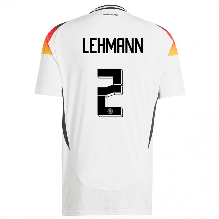 Kids Football Germany Paul Lehmann #2 White Home Jersey 24-26 T-Shirt Za