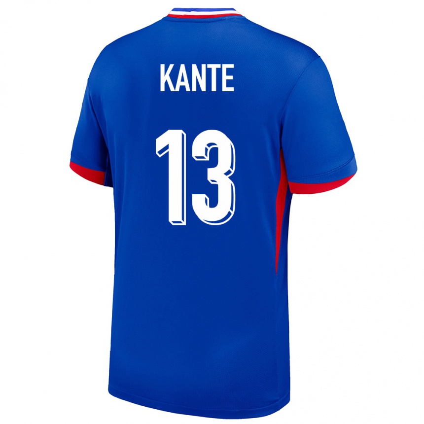 Kids Football France N Golo Kante #13 Blue Home Jersey 24-26 T-Shirt Za