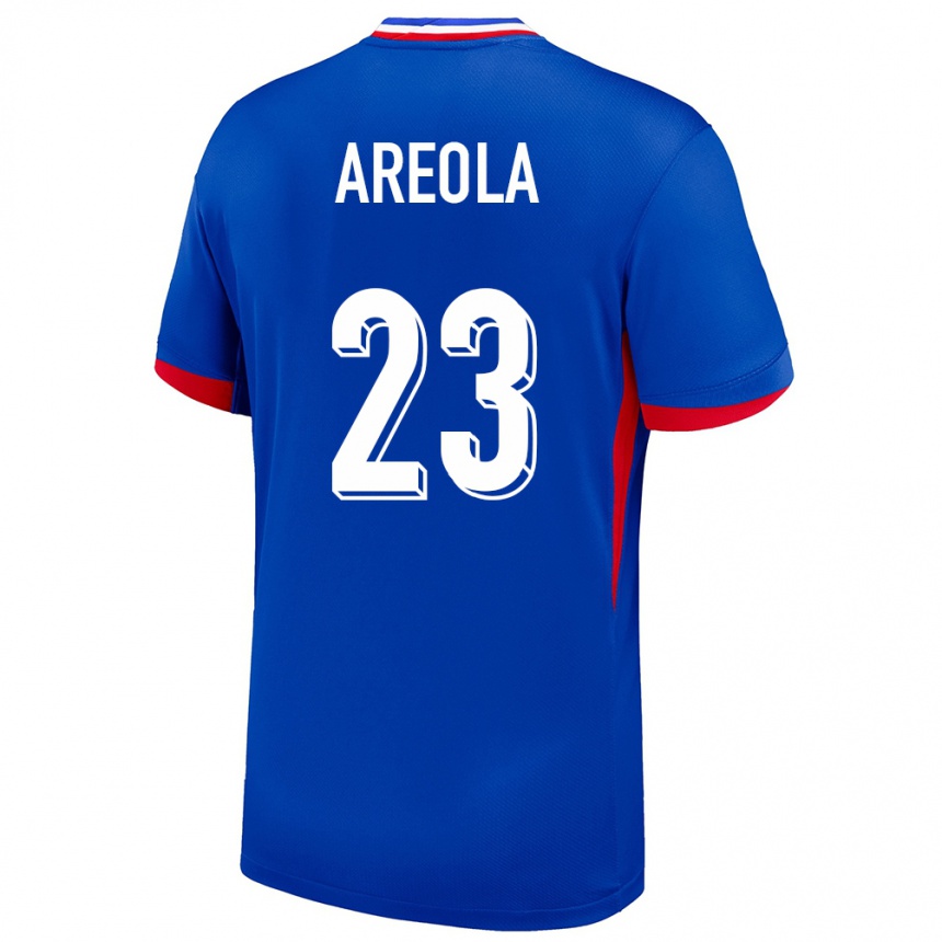 Kids Football France Alphonse Areola #23 Blue Home Jersey 24-26 T-Shirt Za