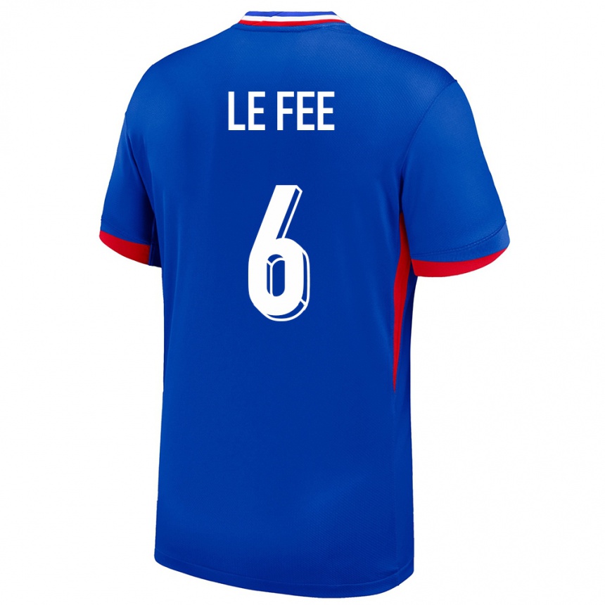 Kids Football France Enzo Le Fee #6 Blue Home Jersey 24-26 T-Shirt Za