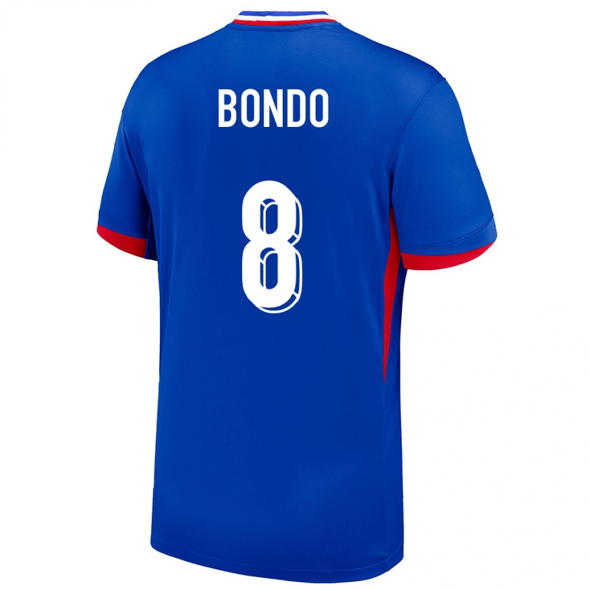 Kids Football France Warren Bondo #8 Blue Home Jersey 24-26 T-Shirt Za