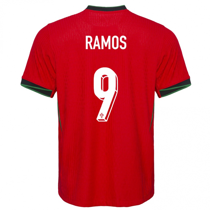 Kids Football Portugal Goncalo Ramos #9 Red Home Jersey 24-26 T-Shirt Za