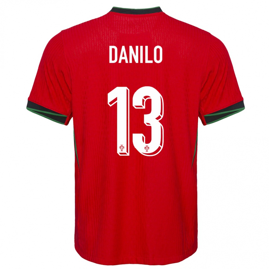 Kids Football Portugal Danilo Pereira #13 Red Home Jersey 24-26 T-Shirt Za