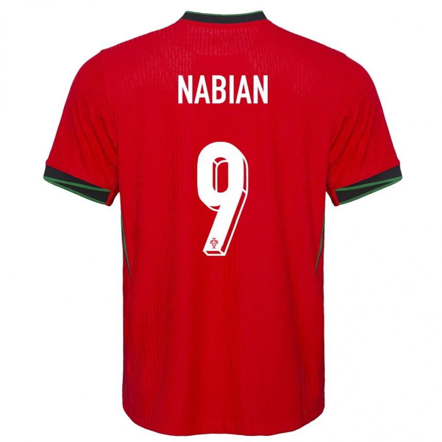 Kids Football Portugal Herculano Nabian #9 Red Home Jersey 24-26 T-Shirt Za