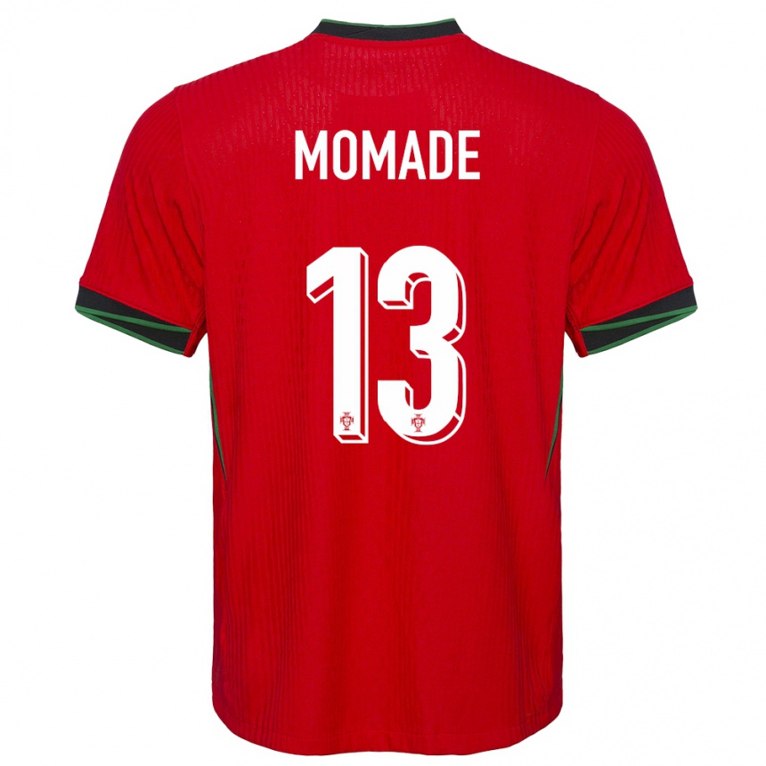 Kids Football Portugal Rayhan Momade #13 Red Home Jersey 24-26 T-Shirt Za