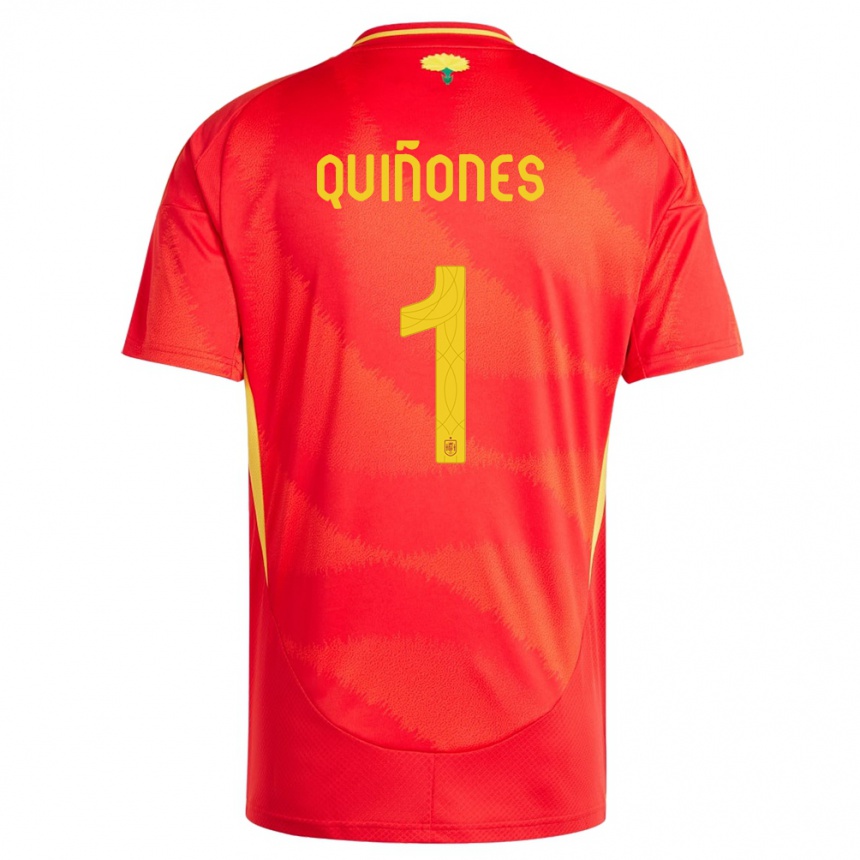 Kids Football Spain Mariasun Quinones #1 Red Home Jersey 24-26 T-Shirt Za