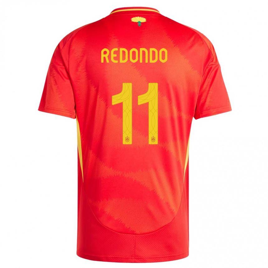 Kids Football Spain Alba Redondo #11 Red Home Jersey 24-26 T-Shirt Za