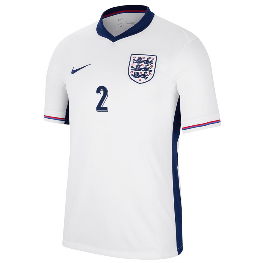 Kids Football England Max Aarons #2 White Home Jersey 24-26 T-Shirt Za