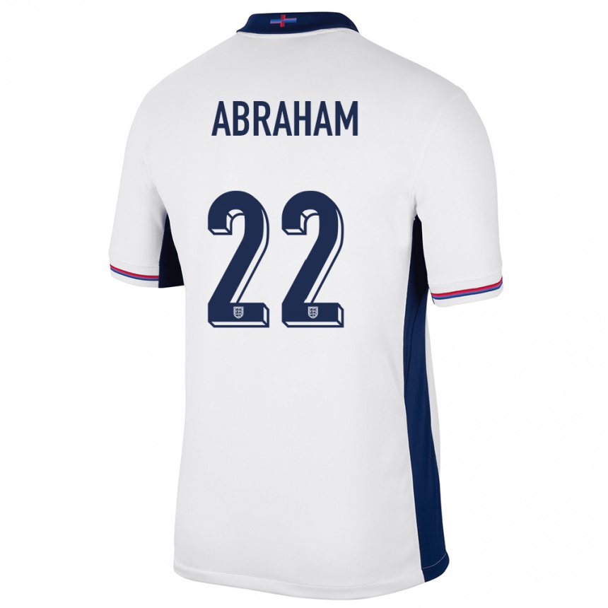 Kids Football England Tammy Abraham #22 White Home Jersey 24-26 T-Shirt Za