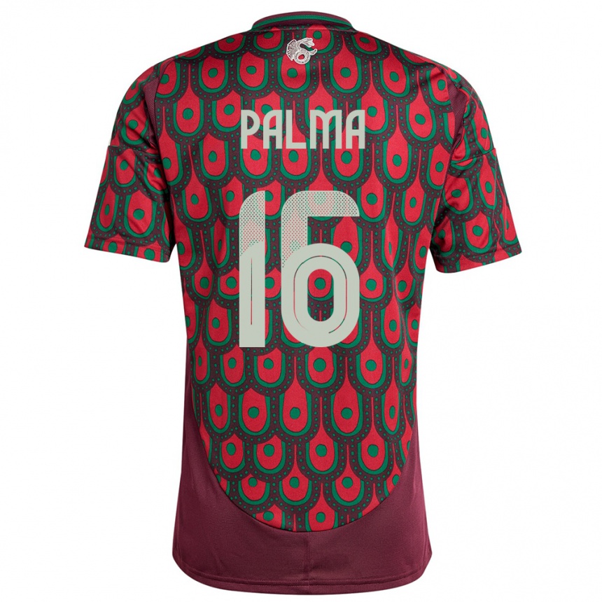 Kids Football Mexico Rafael Palma #16 Maroon Home Jersey 24-26 T-Shirt Za