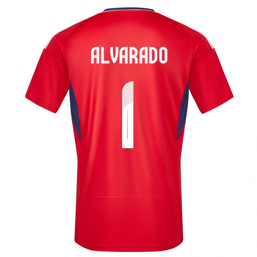 Kids Football Costa Rica Esteban Alvarado #1 Red Home Jersey 24-26 T-Shirt Za