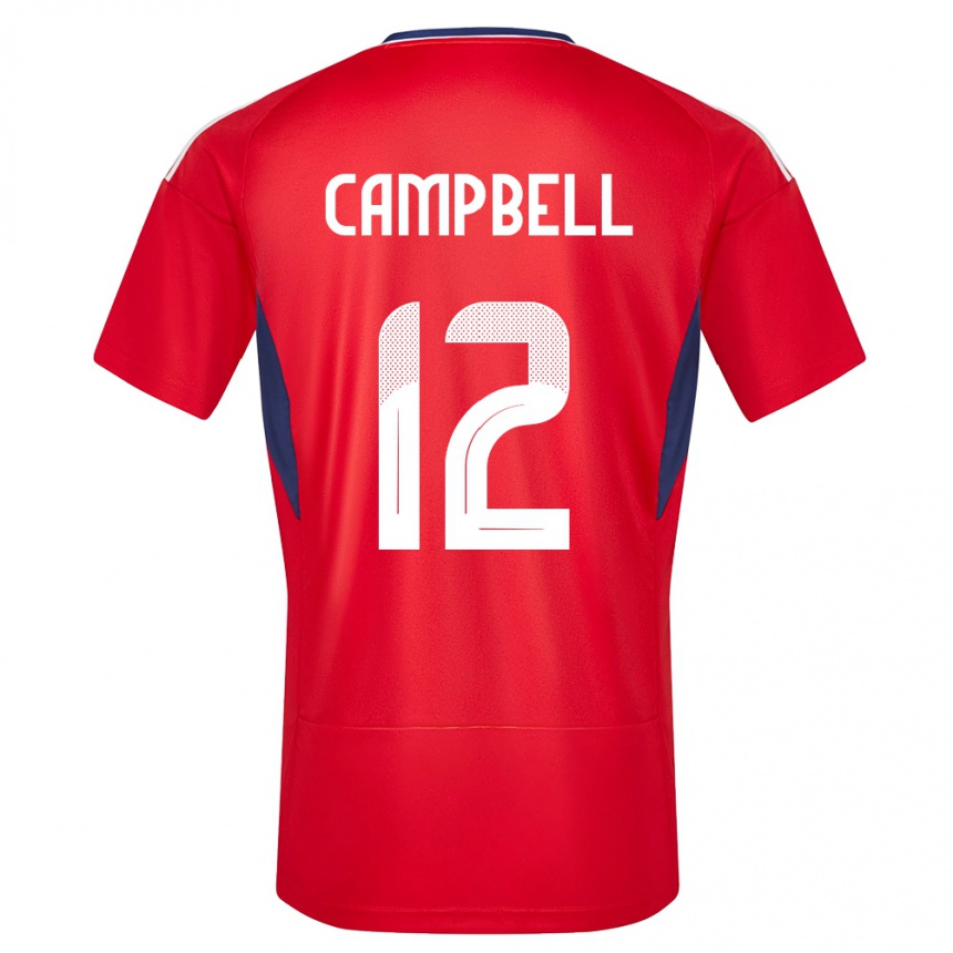 Kids Football Costa Rica Joel Campbell #12 Red Home Jersey 24-26 T-Shirt Za