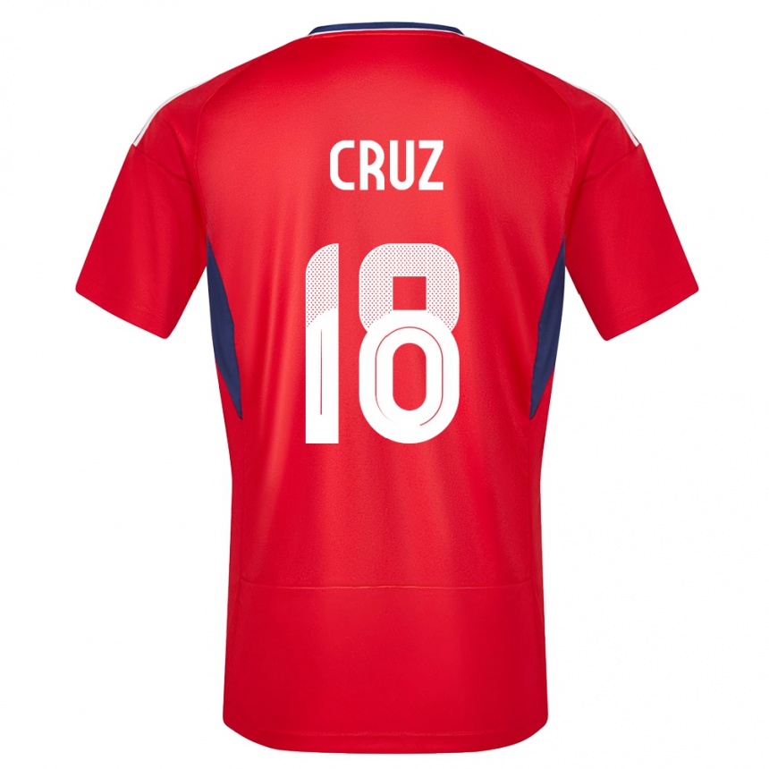 Kids Football Costa Rica Aaron Cruz #18 Red Home Jersey 24-26 T-Shirt Za