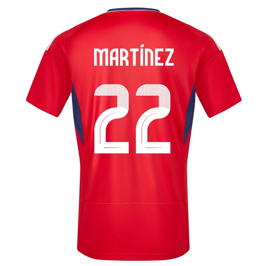 Kids Football Costa Rica Carlos Martinez #22 Red Home Jersey 24-26 T-Shirt Za