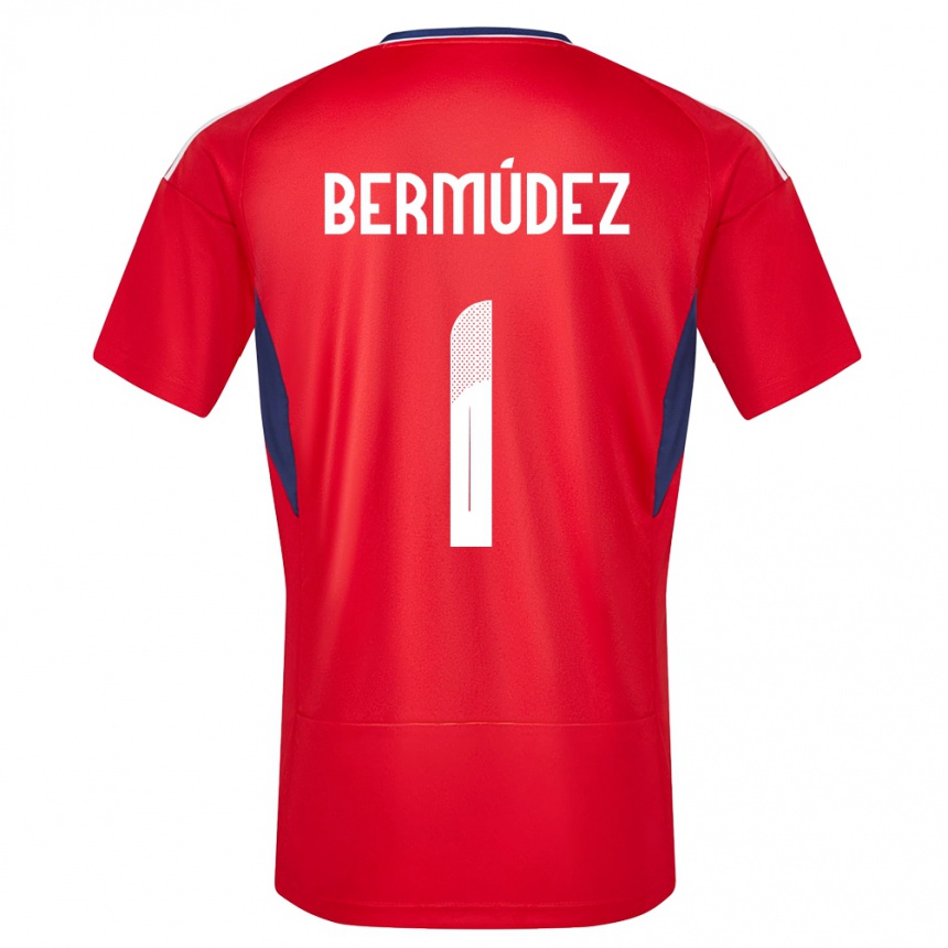 Kids Football Costa Rica Noelia Bermudez #1 Red Home Jersey 24-26 T-Shirt Za