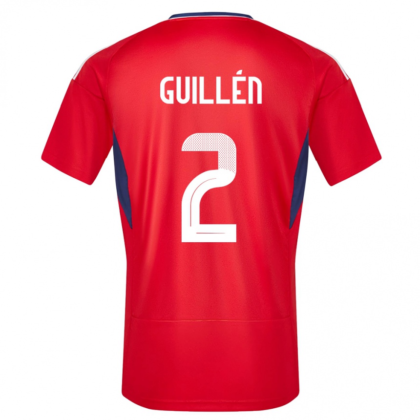 Kids Football Costa Rica Gabriela Guillen #2 Red Home Jersey 24-26 T-Shirt Za