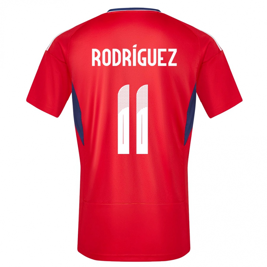 Kids Football Costa Rica Raquel Rodriguez #11 Red Home Jersey 24-26 T-Shirt Za