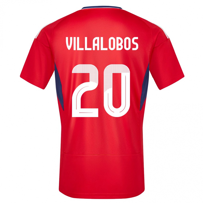 Kids Football Costa Rica Fabiola Villalobos #20 Red Home Jersey 24-26 T-Shirt Za