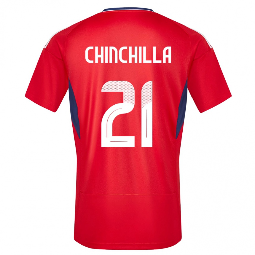 Kids Football Costa Rica Viviana Chinchilla #21 Red Home Jersey 24-26 T-Shirt Za