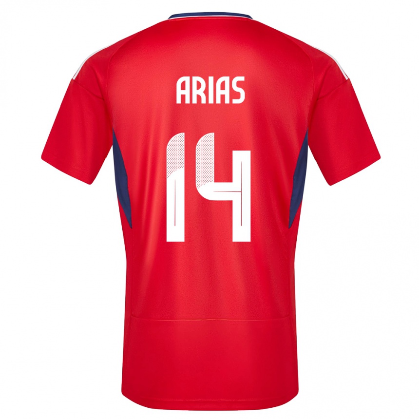 Kids Football Costa Rica Timothy Arias #14 Red Home Jersey 24-26 T-Shirt Za