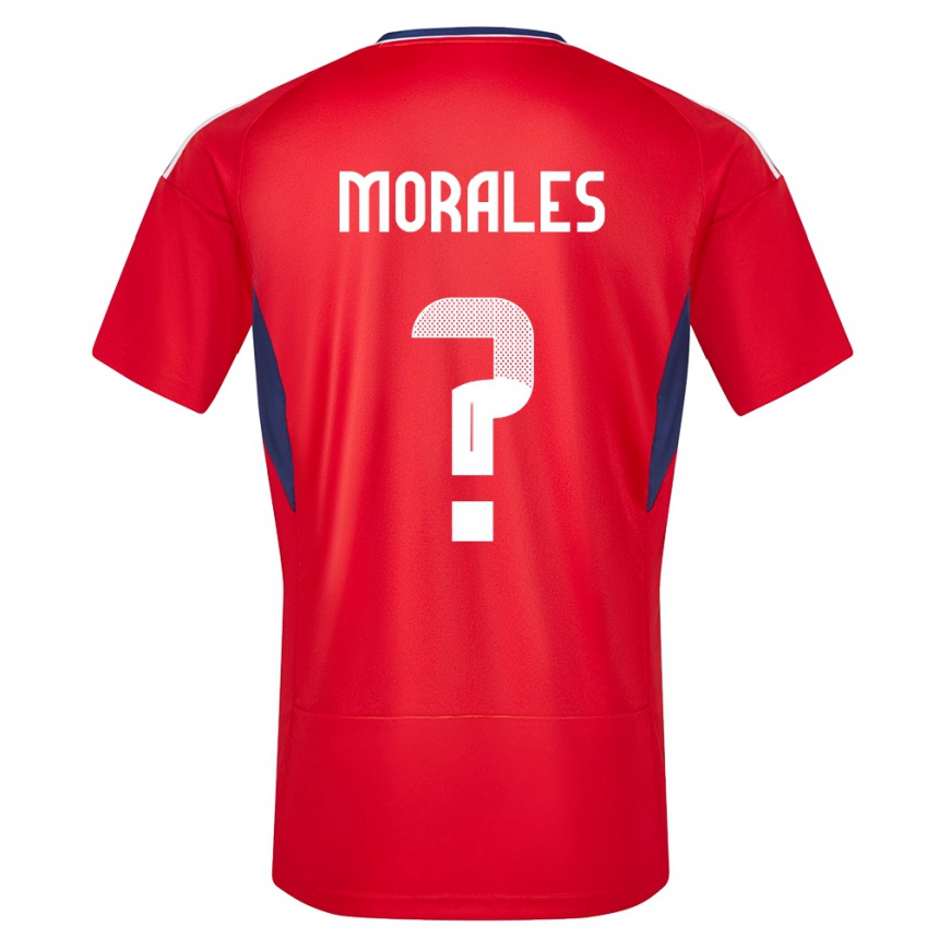 Kids Football Costa Rica Bryan Morales #0 Red Home Jersey 24-26 T-Shirt Za