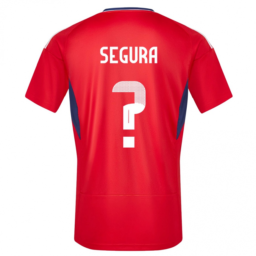 Kids Football Costa Rica Oscar Segura #0 Red Home Jersey 24-26 T-Shirt Za