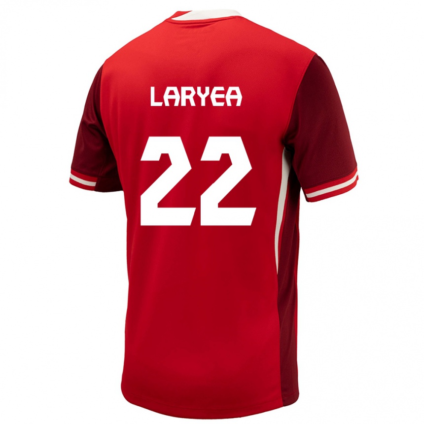 Kids Football Canada Richie Laryea #22 Red Home Jersey 24-26 T-Shirt Za