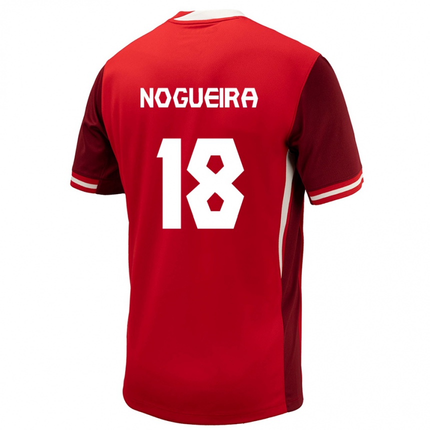 Kids Football Canada Matthew Nogueira #18 Red Home Jersey 24-26 T-Shirt Za