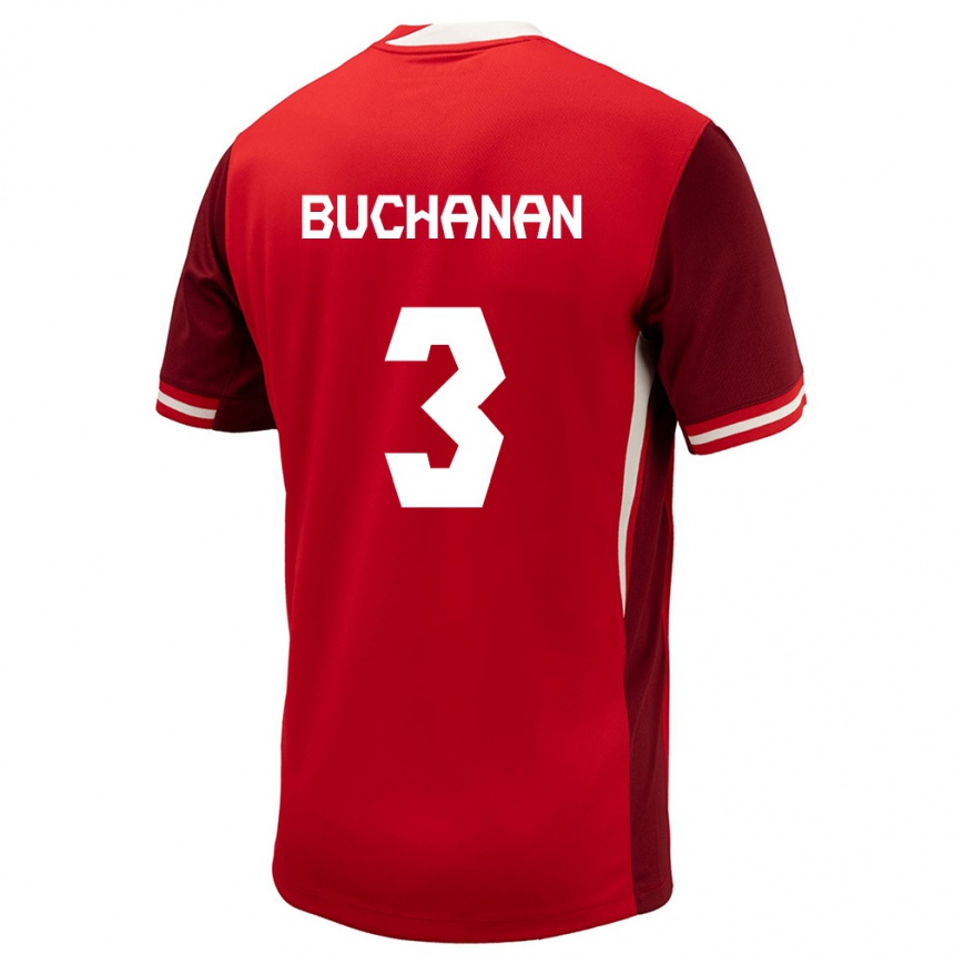 Kids Football Canada Kadeisha Buchanan #3 Red Home Jersey 24-26 T-Shirt Za