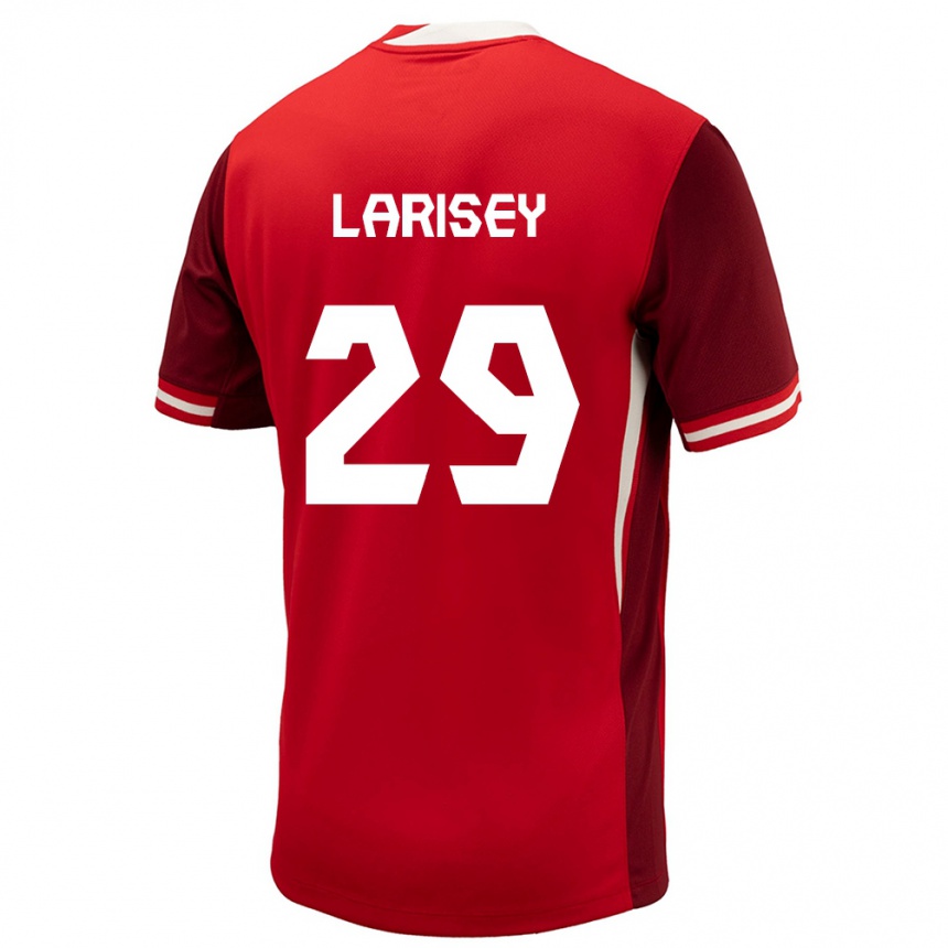 Kids Football Canada Clarissa Larisey #29 Red Home Jersey 24-26 T-Shirt Za