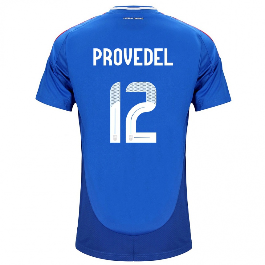 Kids Football Italy Ivan Provedel #12 Blue Home Jersey 24-26 T-Shirt Za