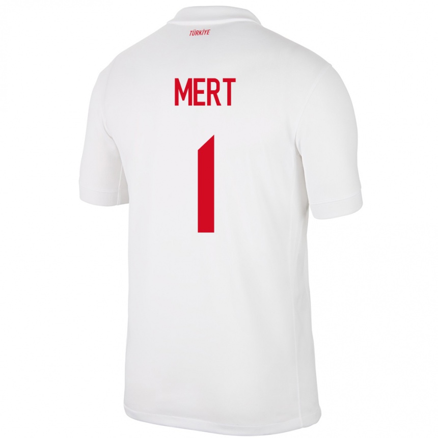 Kids Football Turkey Mert Günok #1 White Home Jersey 24-26 T-Shirt Za