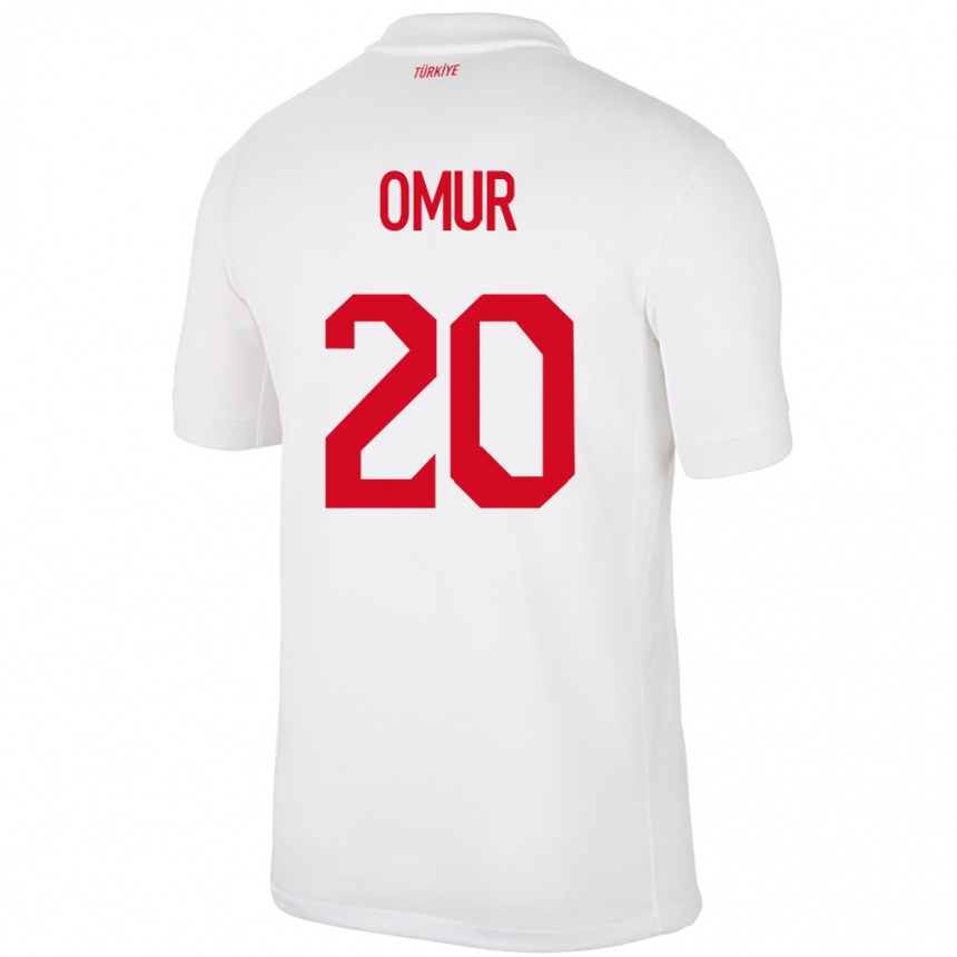 Kids Football Turkey Abdülkadir Ömür #20 White Home Jersey 24-26 T-Shirt Za