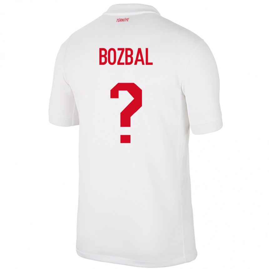 Kids Football Turkey Birsen Bozbal #0 White Home Jersey 24-26 T-Shirt Za