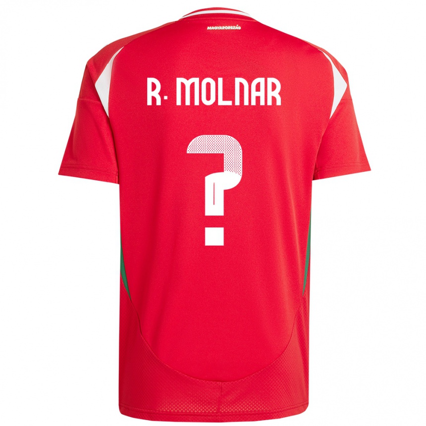 Kids Football Hungary Rajmund Molnár #0 Red Home Jersey 24-26 T-Shirt Za