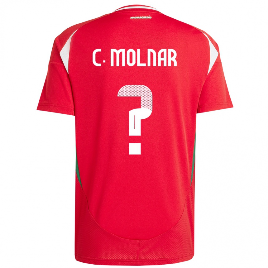 Kids Football Hungary Csaba Molnár #0 Red Home Jersey 24-26 T-Shirt Za