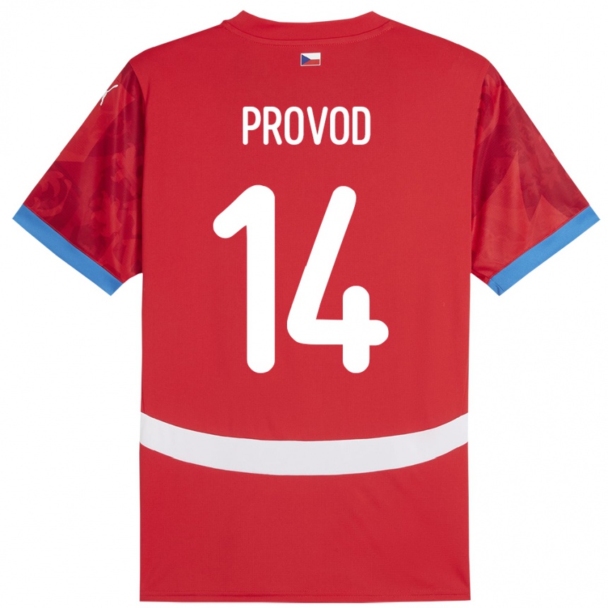 Kids Football Czech Republic Lukas Provod #14 Red Home Jersey 24-26 T-Shirt Za