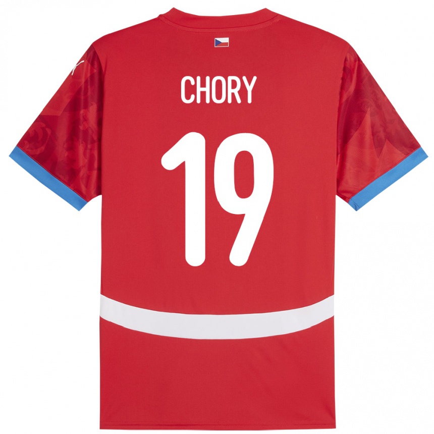 Kids Football Czech Republic Tomas Chory #19 Red Home Jersey 24-26 T-Shirt Za