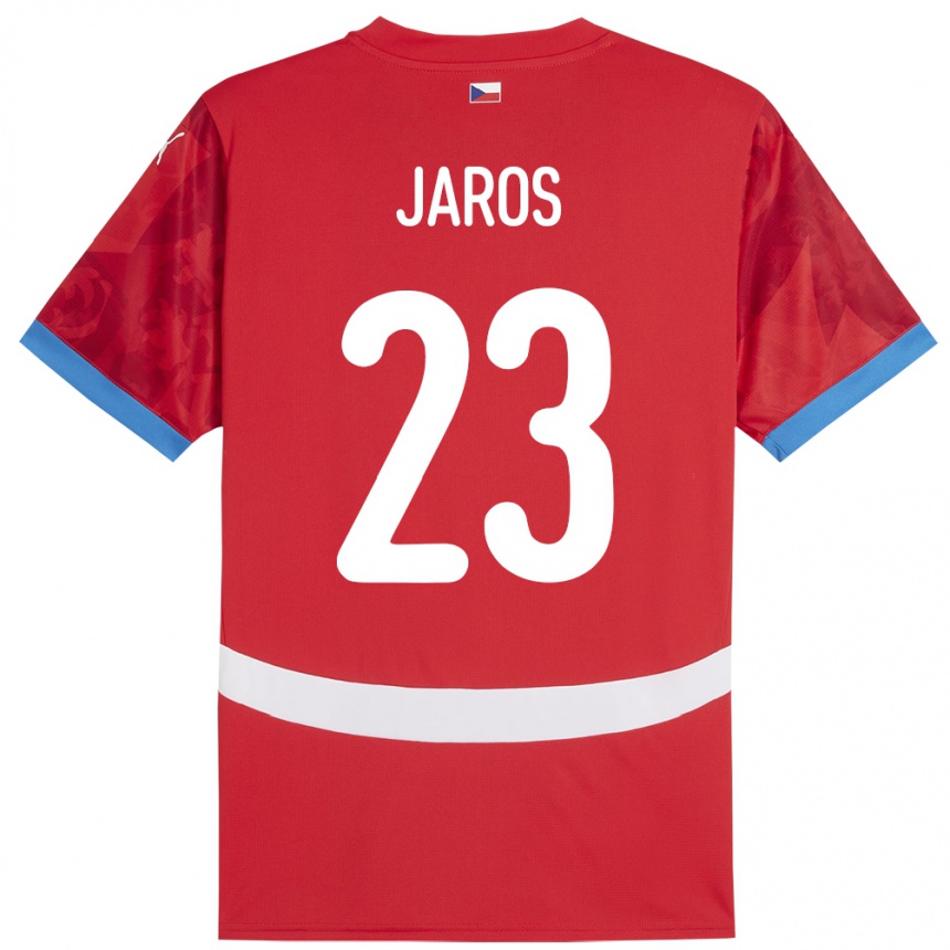 Kids Football Czech Republic Vitezslav Jaros #23 Red Home Jersey 24-26 T-Shirt Za