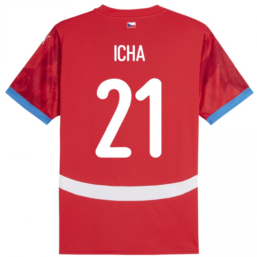 Kids Football Czech Republic Marek Icha #21 Red Home Jersey 24-26 T-Shirt Za